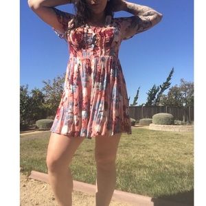 Funky uptown button-up dress